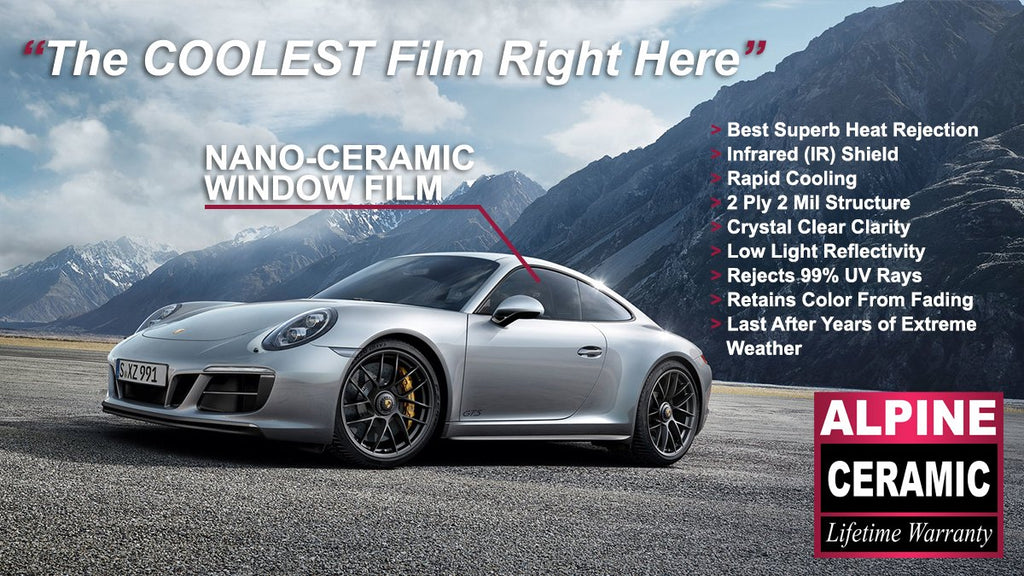 Alpine Ceramic Window Tint Film UnCut Roll For Automotive Tinting