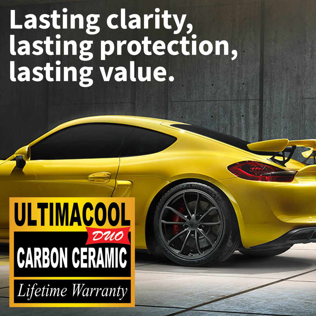 UltimaCool DUO Carbon Ceramic PreCut Window Tint Film For Automotive Tinting