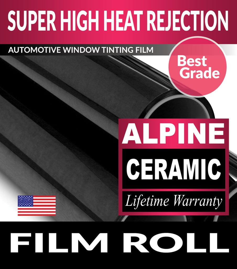 Alpine Ceramic Window Tint Film UnCut Roll For Automotive Tinting